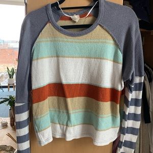 FREE PEOPLE STRIPED SWEATER